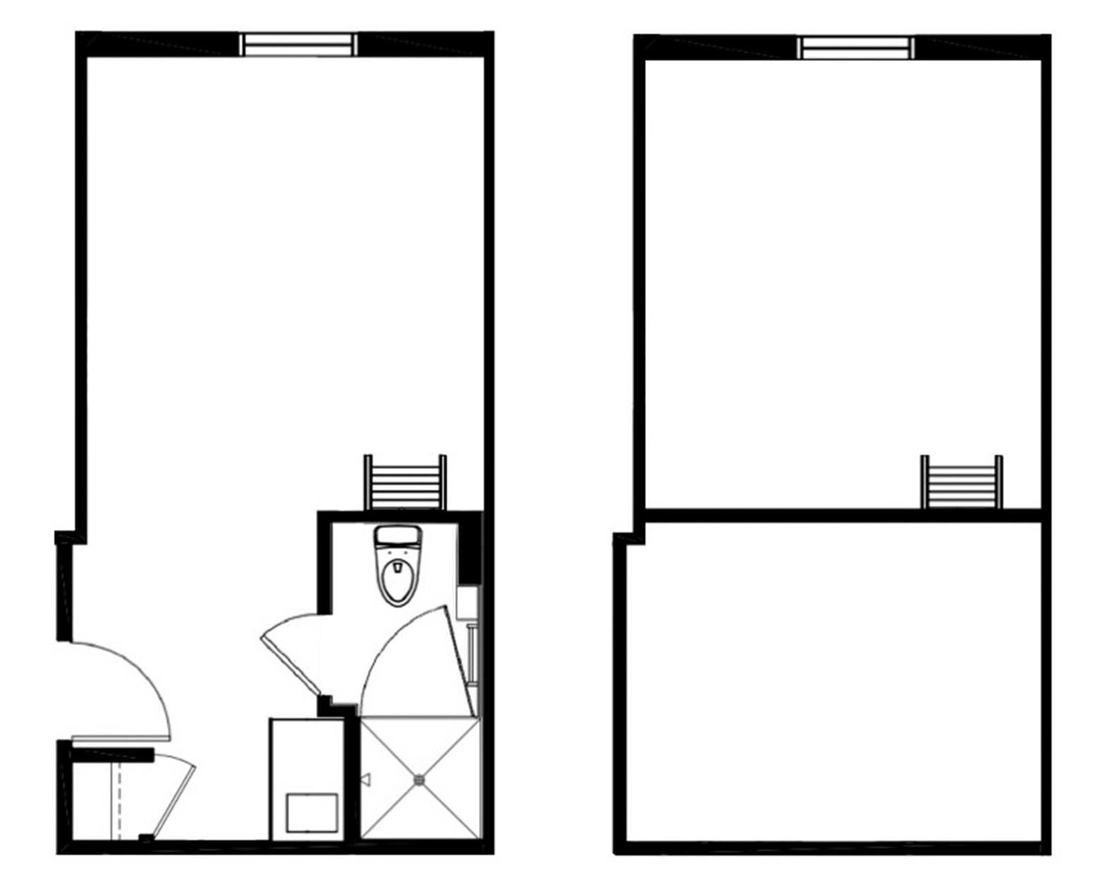 Residential Suite – Loft Floor Plan